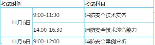 太原2022年一级消防工程师考试时间