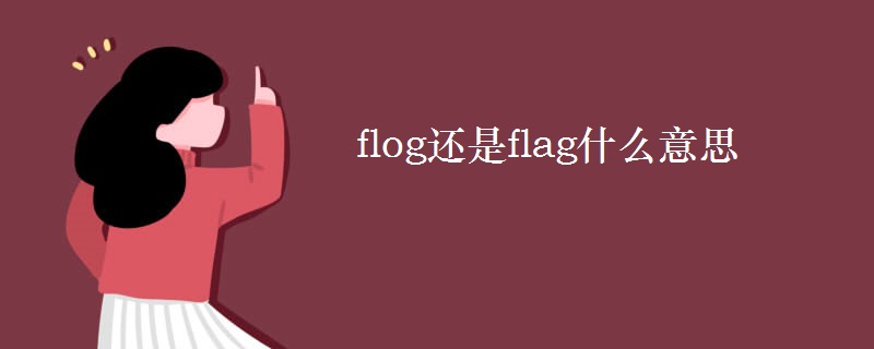 flog还是flag什么意思