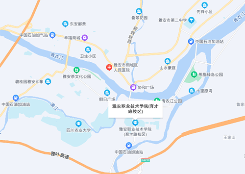 雅安职业技术学院地址在哪里